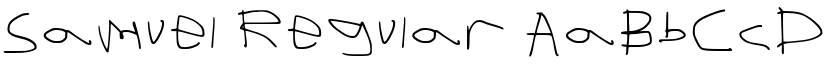 Samuel Regular font