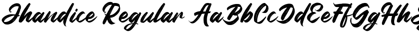 Jhandice Regular font