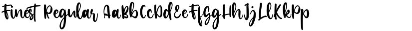 Finest Regular font