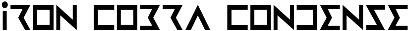 Iron Cobra Condensed font