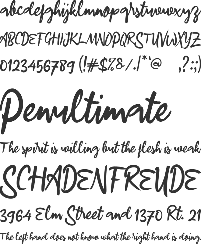 a Artlazies font preview