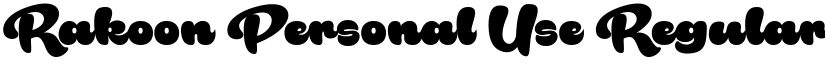 Rakoon Personal Use Regular font