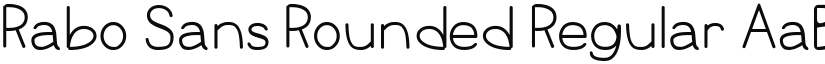 Rabo Sans Rounded font download