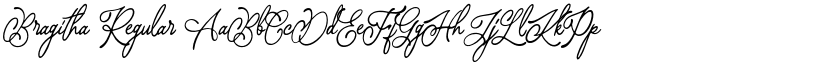 Bragitha Regular font
