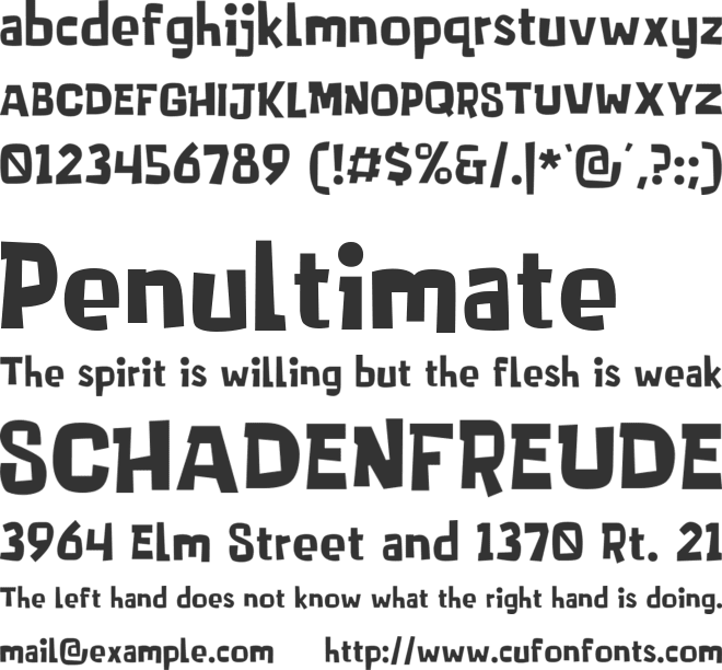 Milkie Wylkie font preview