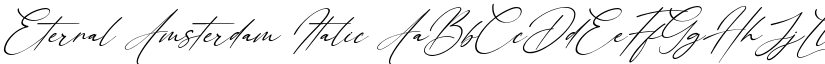 Eternal Amsterdam Italic font