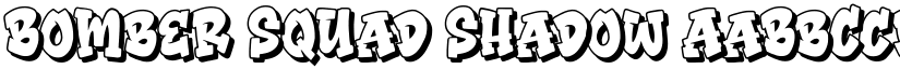 Bomber Squad Shadow font