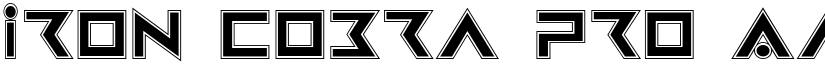 Iron Cobra Pro font
