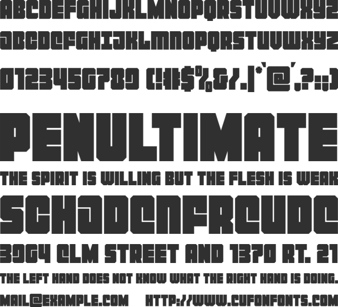 Homebase font preview