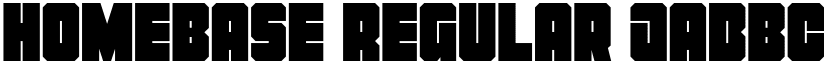 Homebase Regular font