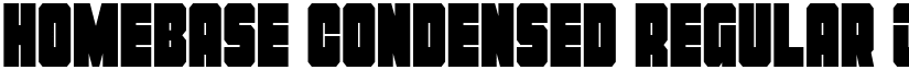 Homebase Condensed Regular font