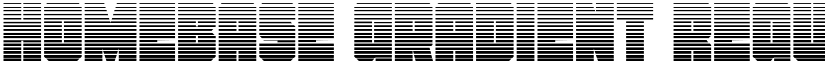 Homebase Gradient Regular font