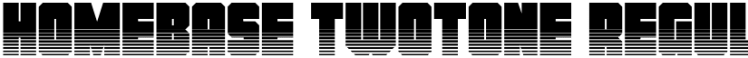 Homebase Twotone Regular font