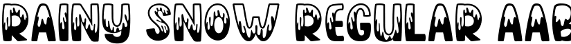 Rainy Snow Regular font