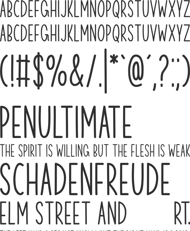 Christmas Respite font preview