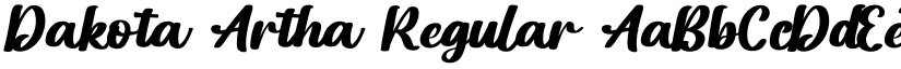 Dakota Artha Regular font