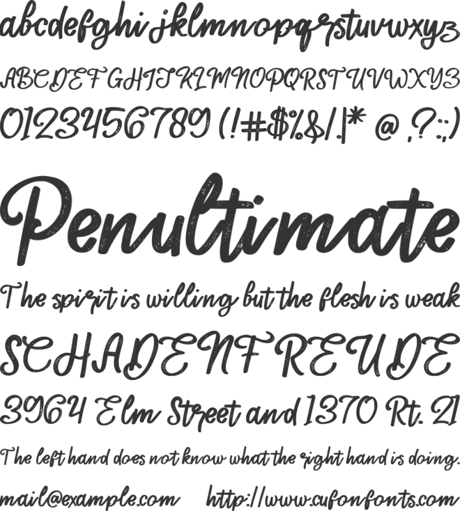 Mackline font preview