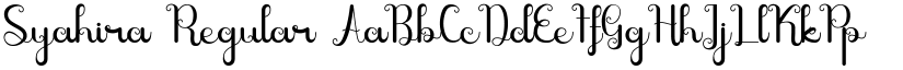 Syahira font download