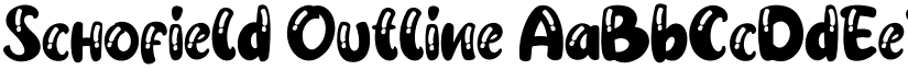 Schofield Outline font