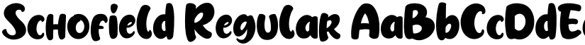 Schofield Regular font