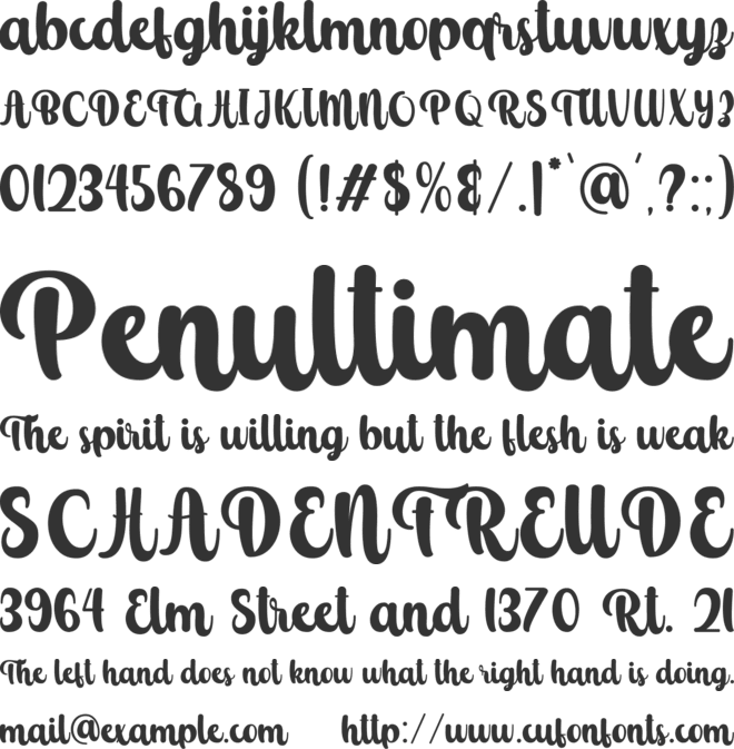 Follio Cooper font preview