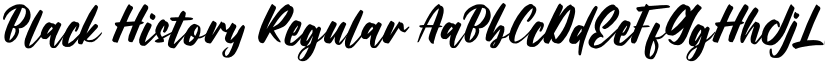 Black History Regular font
