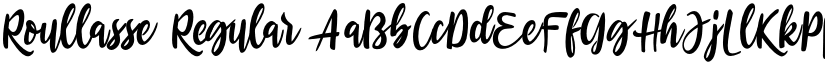 Roullasse Regular font