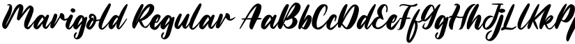 Marigold font download