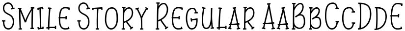 Smile Story font download
