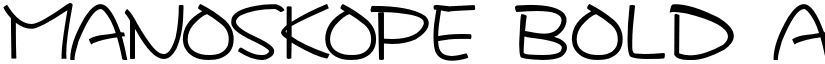MANOSKOPE font download