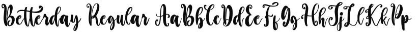 Betterday font download