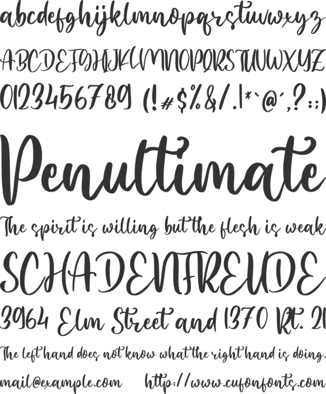 Madalyn font preview