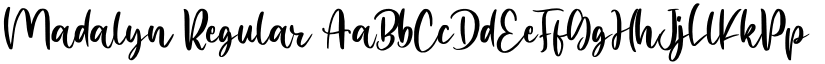 Madalyn Regular font