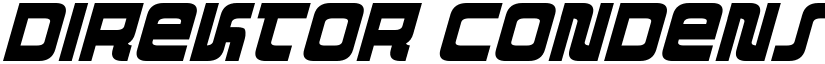 Direktor Condensed Italic font