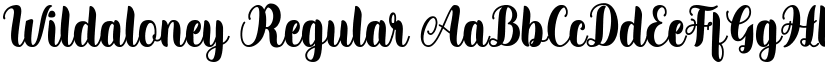 Wildaloney font download