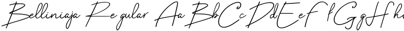 Belliniaja Regular font