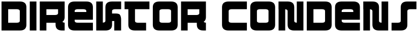 Direktor Condensed font