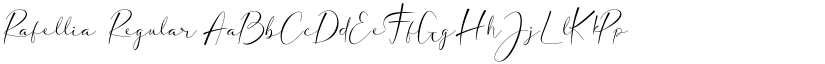 Rafellia Regular font