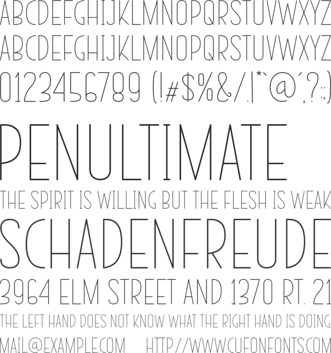 Today Easter font preview