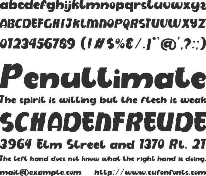 Cats Style font preview