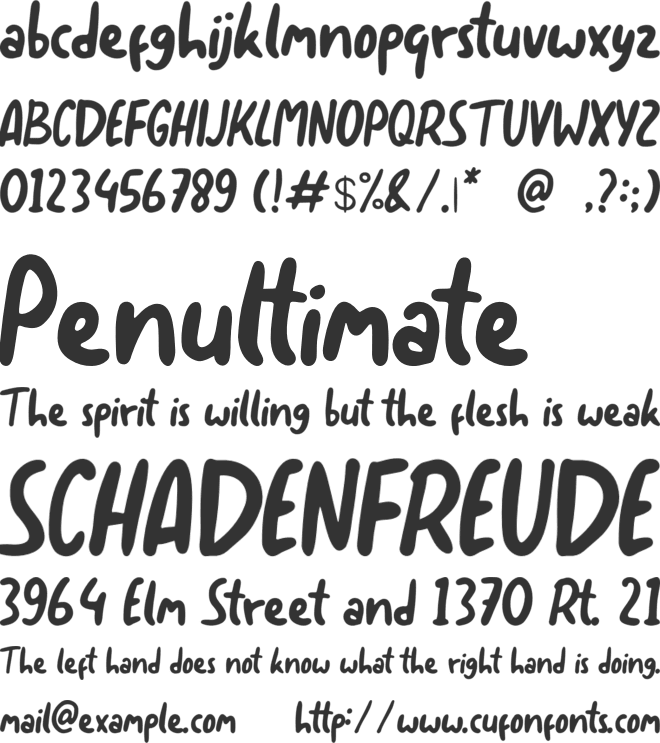 Sortelo font preview
