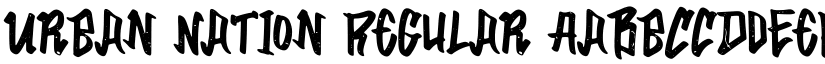 Urban Nation Regular font
