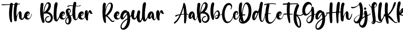 The Blester Regular font