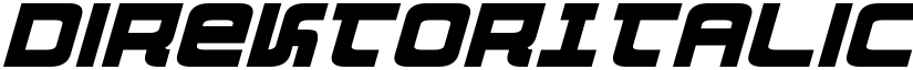 DirektorItalic font