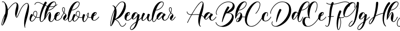 Motherlove font download