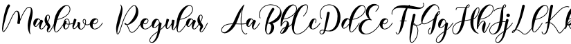 Marlowe Regular font