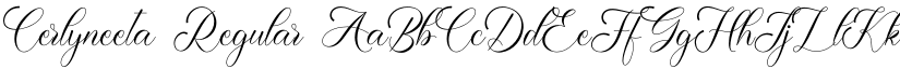 Cerlyneeta Regular font