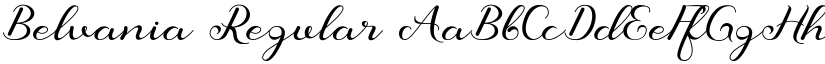 Belvania font download