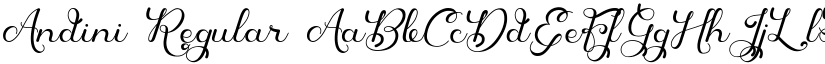 Andini font download