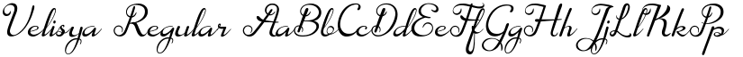 Velisya font download